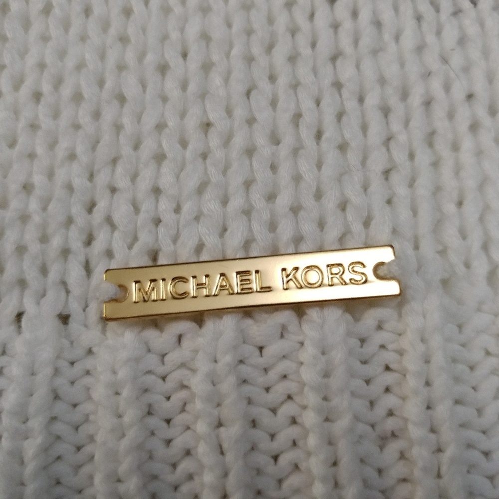 Michael Kors White Cotton Knit Sweater - Picture 5 of 6